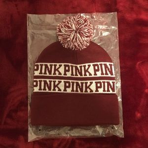 Brand new with tags PINK beanie